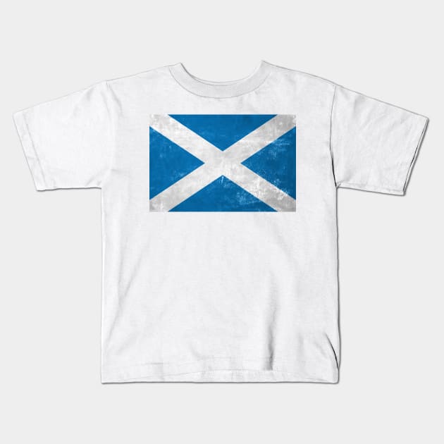 Scotland Flag Kids T-Shirt by Madrok